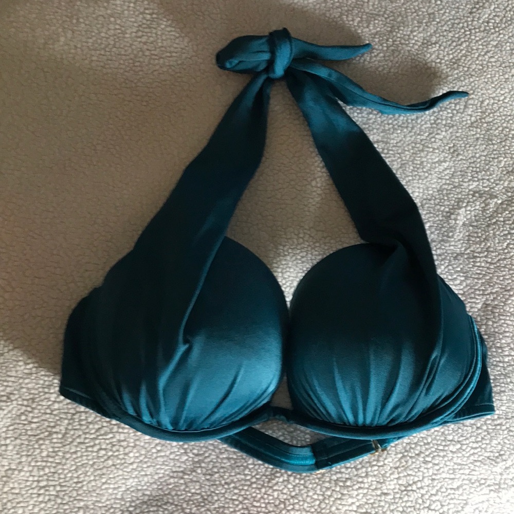 Venus turquoise bikini top
